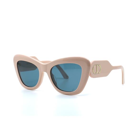 NEW DIOR DIORBOBBY B1U POWDER PINK BLUE WOMEN AUTHENTIC SUNGLASSES - Picture 4 of 13